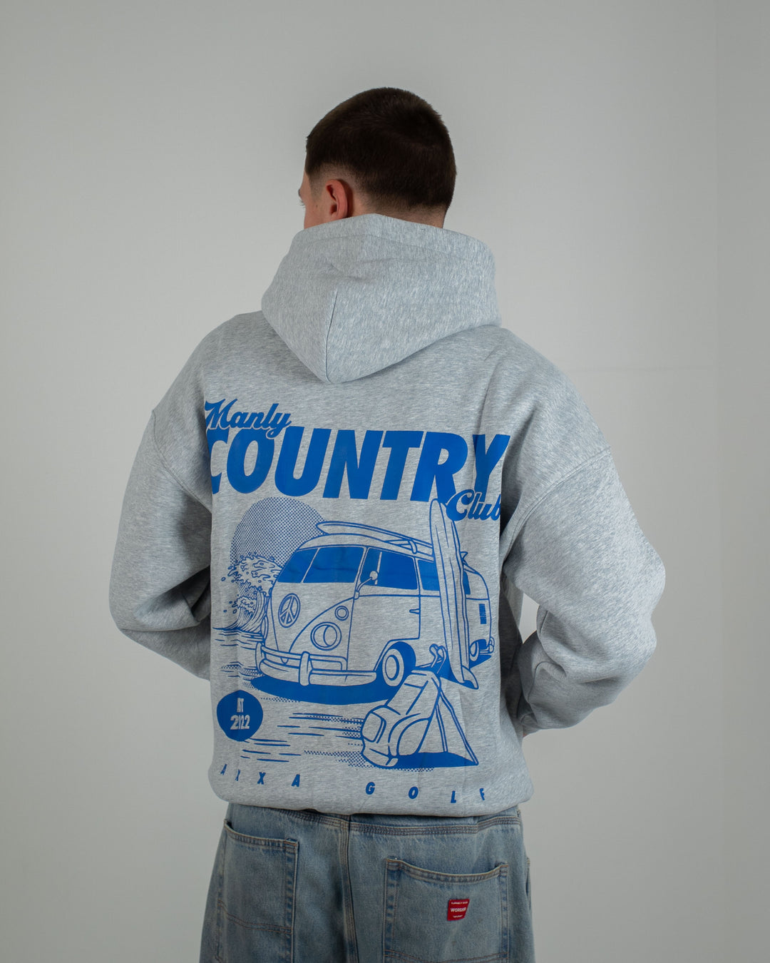 Grey Manly Country Club Hoodie