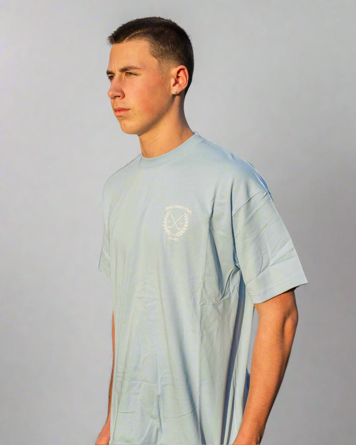 Light Blue Manly Country Club Oversize Tee