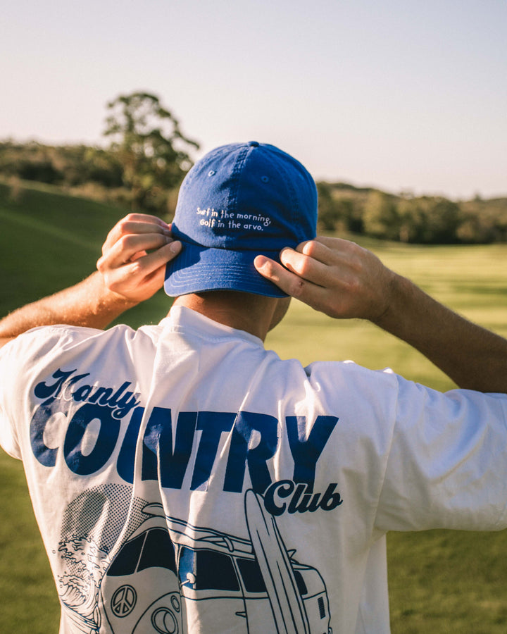 Royal Blue Surf Then Golf Cap