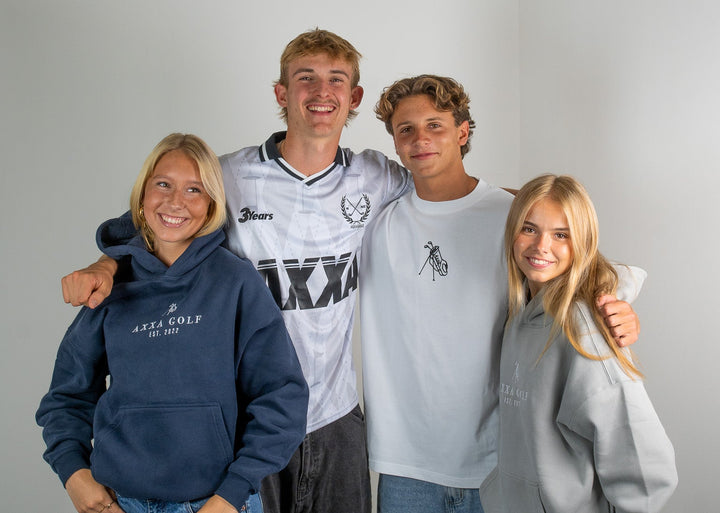 Founder of Axxa golf (Axel Karlsson-Lacy With three school mates