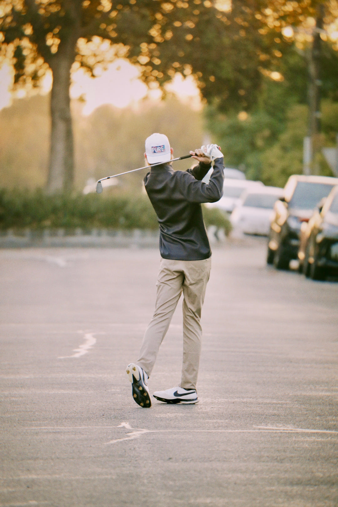 Black Stripe Quarter Zip