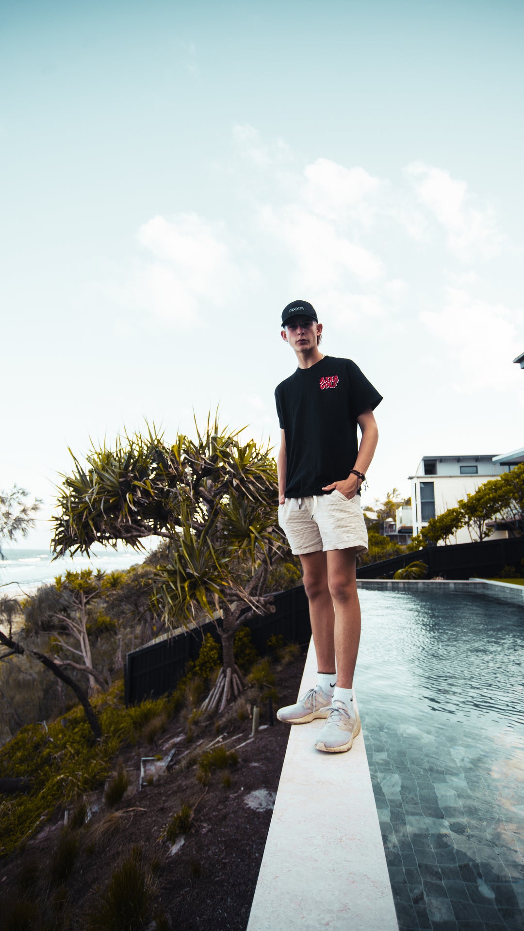 Axxa black bubble logo T-shirt