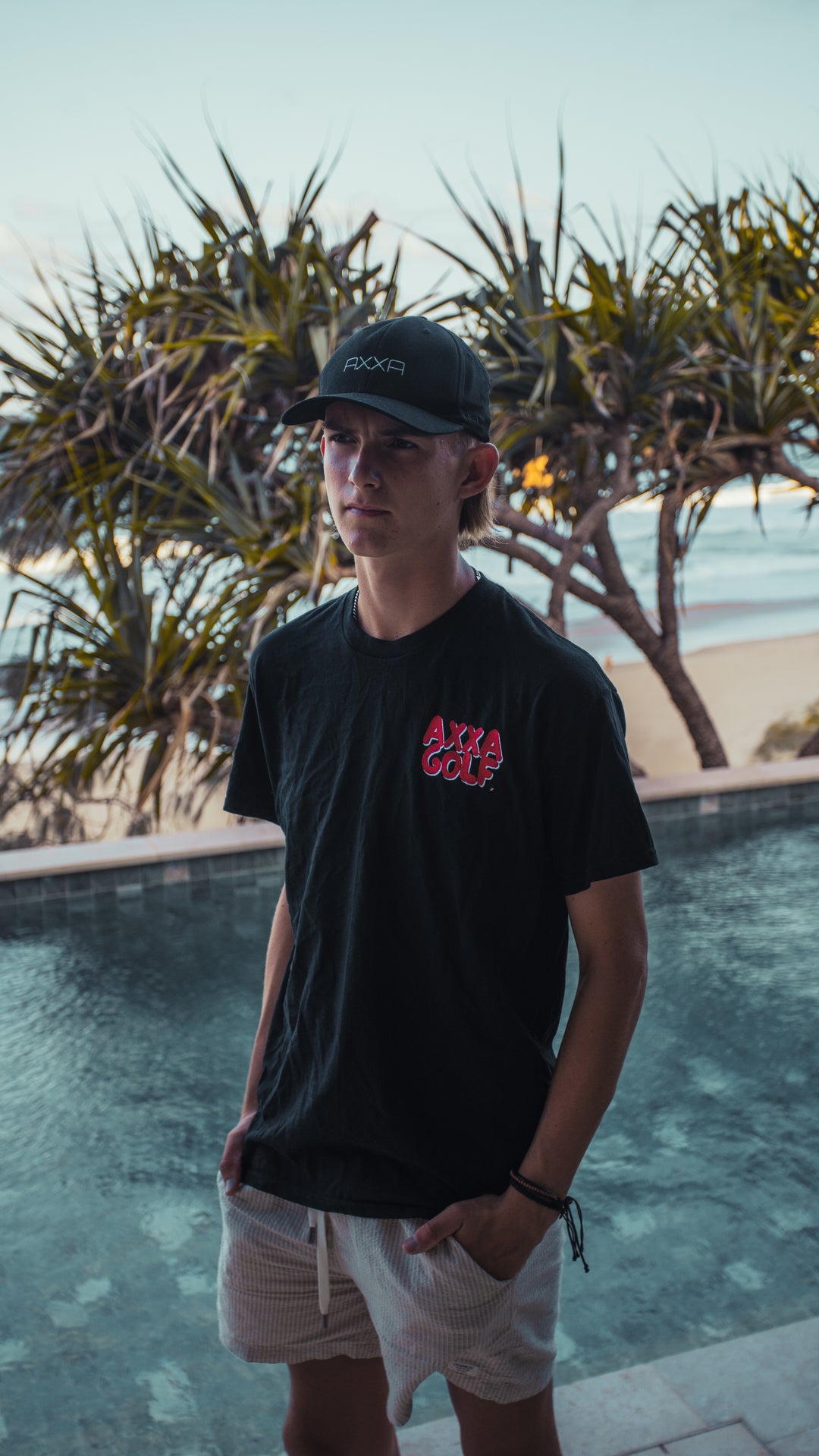 Axxa black bubble logo T-shirt