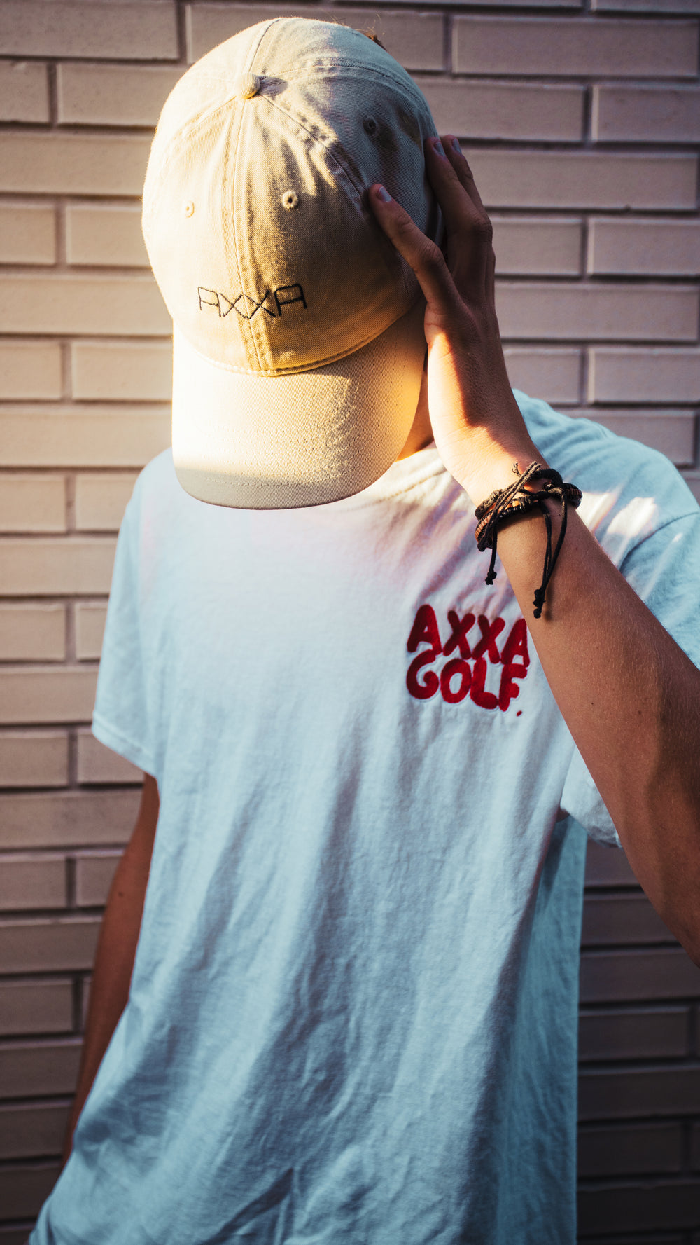 Axxa White bubble logo T-shirt