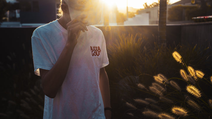 Axxa White bubble logo T-shirt