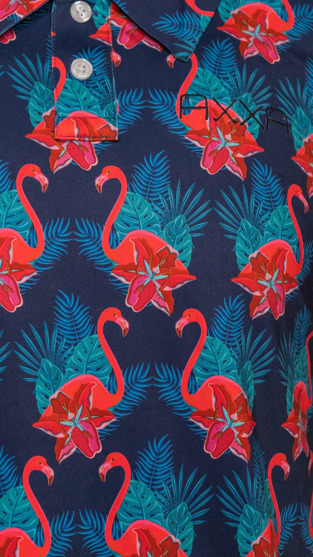 Flamingo Fade Polo