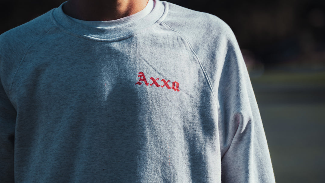 Rosey Record Washed White sweatshirt