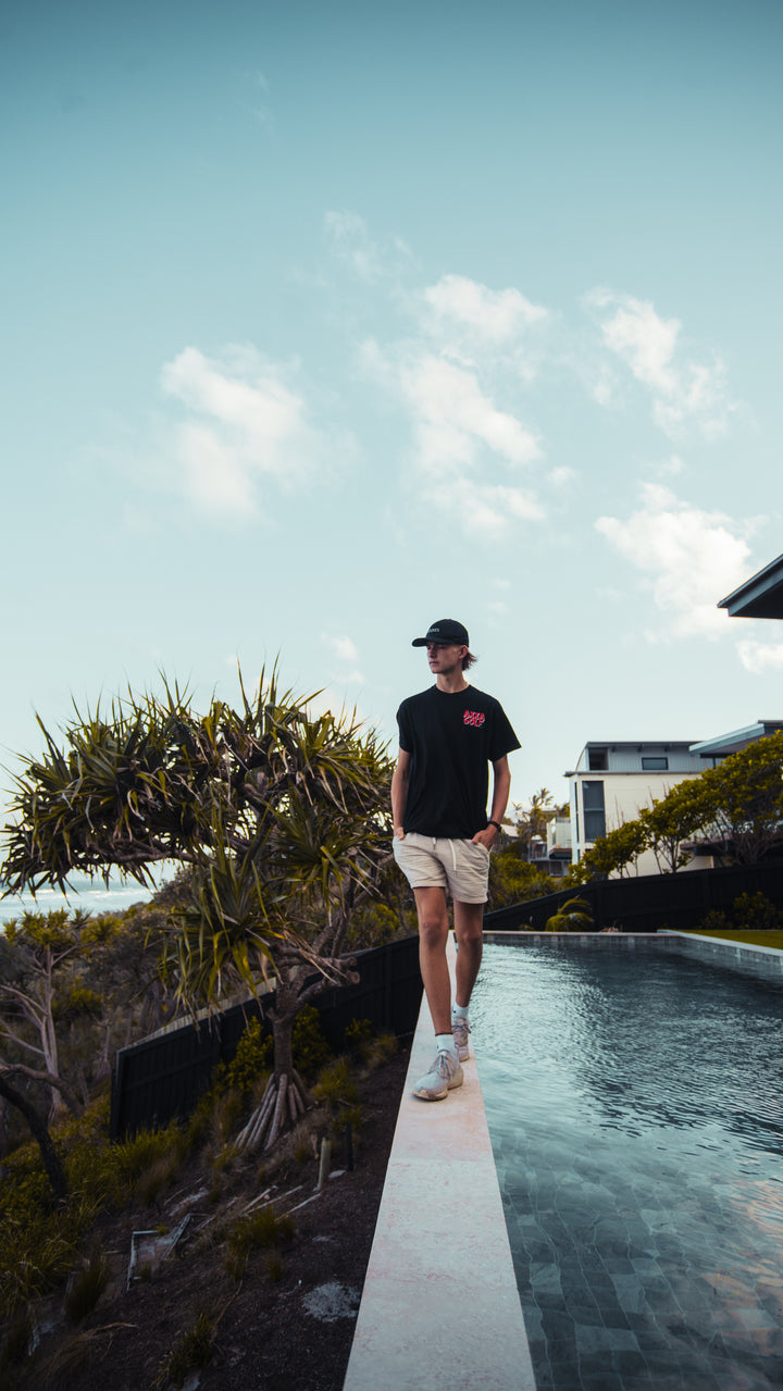 Axxa black bubble logo T-shirt