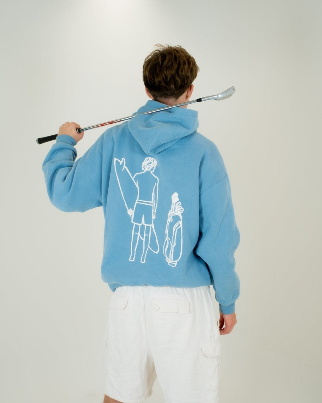 Baby Blue AGSC Hoodie - Axxa golf