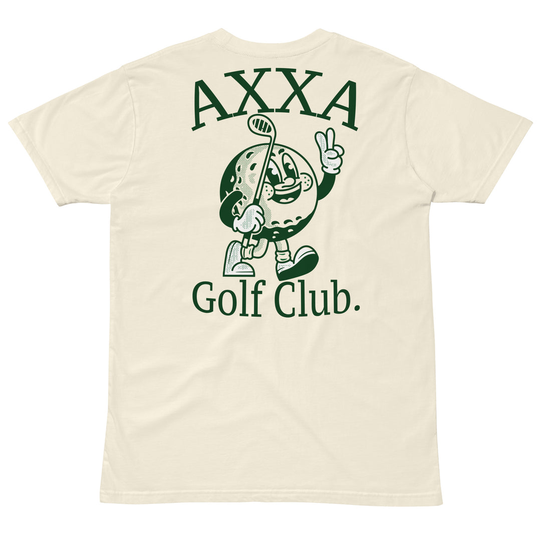 Axxa Golf Club Beige LightWeight Tee
