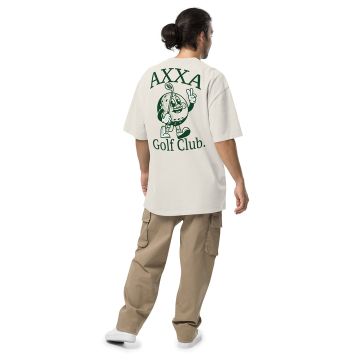 Axxa Golf Club Gray Oversized faded t-shirt