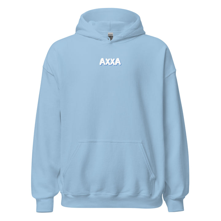 Axxa Bubble Baby Blue Logo Hoodie